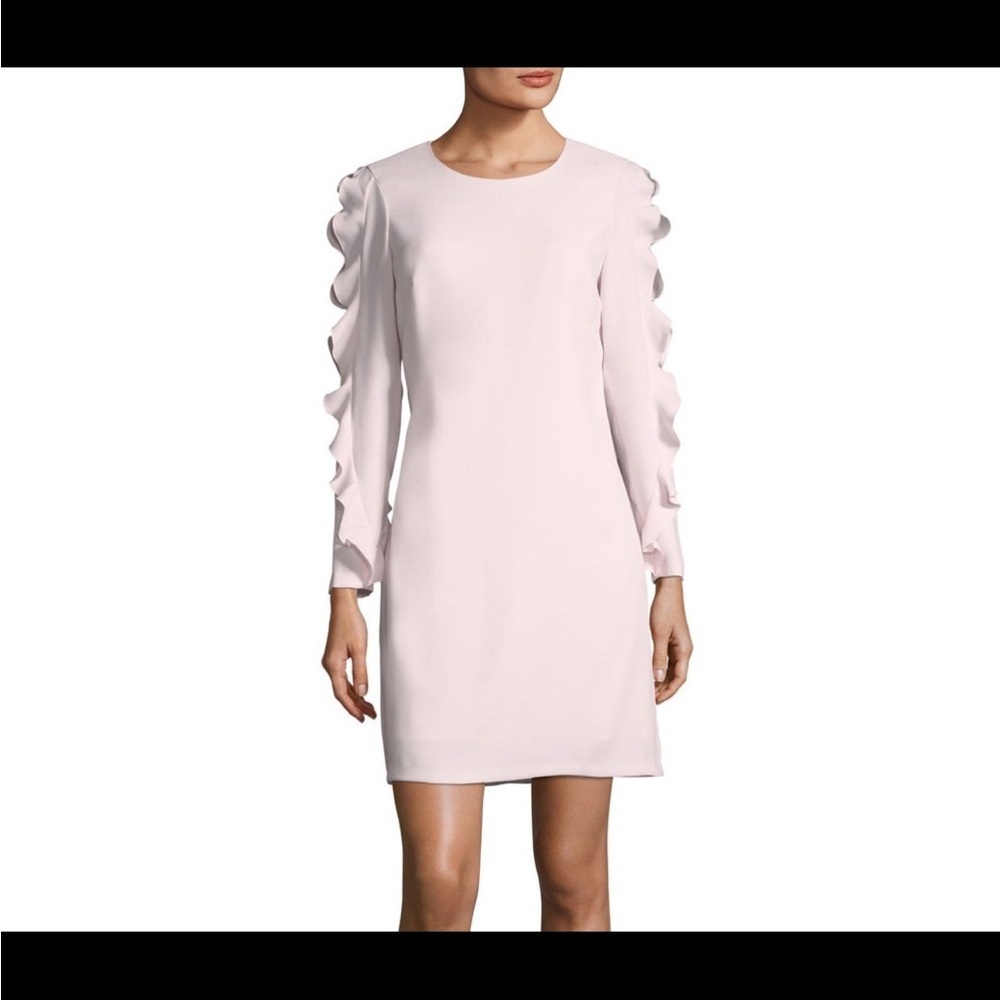 Club Monaco Clayre Jewel Neck Sheath Dress Pink Size 10